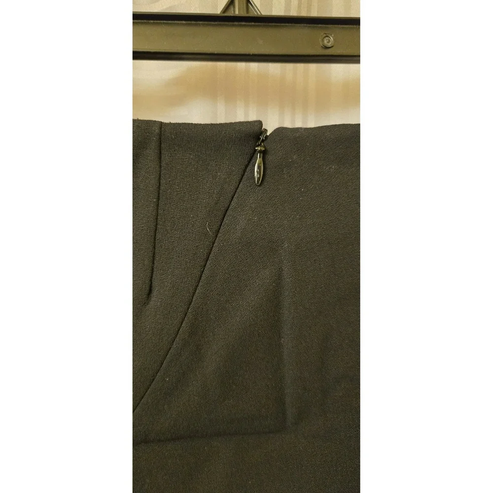 Escada Margaretha Ley Women Black Wool Pencil Skirt Long US Size 10 EU 40